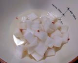 簡単美味しい！チキンム(大根の甘酢漬け)作り方4写真
