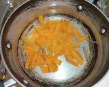 青梗菜・豚肉・豆腐・かき玉中華スープ作り方1写真
