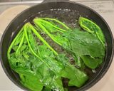 【楽めし】ほうれん草の胡麻和え作り方1写真