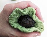 春におすすめ~よもぎ平焼きあんぱん☆作り方3写真