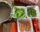 サーモン薔薇でカラフルに!お寿司ケーキ作り方1写真