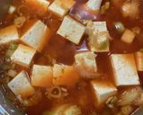 麻婆豆腐(ネギ出汁)作り方4写真