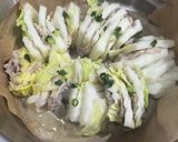 豚肉と白菜のミルフィーユ蒸し作り方4写真