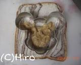 ミッキーのランチパック風★サンドイッチ作り方3写真