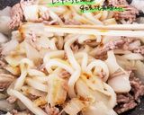 白菜の芯活用、フライパン焼き蒸し鍋作り方4写真