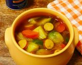 レンジで簡単♪スパイス香る★カレースープ作り方7写真