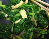ほうれん草と油揚げのじゅわっと炒め煮♡作り方2写真