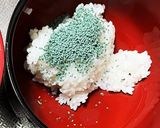 ひな祭りに　三色団子風一口おにぎり作り方2写真