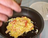 【楽めし】中華風カニカマたまご丼作り方3写真