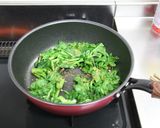 なばなのにんにく炒め作り方4写真