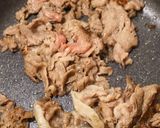 水菜消費！牛肉と水菜のおろしポン酢和え作り方2写真