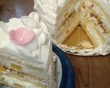 21cmの生デコケーキ作り方39写真
