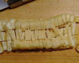豆苗とエリンギと油揚げの炒め物作り方1写真