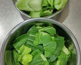 チンゲン菜の卵炒め作り方2写真