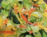 チンゲン菜の卵炒め作り方6写真
