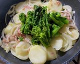 ＊菜の花とじゃがいものツナグラタン＊作り方2写真