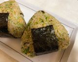 天かす、塩こんぶ、青のりのおにぎり♡作り方3写真