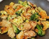 鶏胸肉ブロッコリーの和風炒め作り方6写真