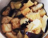 調味料1つ☆生姜まみれde厚揚げ&なす煮作り方3写真