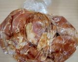 マヨで下味！ジュ－シ－米粉から揚げ三種味作り方1写真