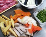 根菜と牛肉の甘辛いため作り方1写真