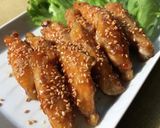 マヨで下味！ジュ－シ－米粉から揚げ三種味作り方6写真