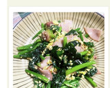 ほうれん草と卵の炒め物作り方3写真