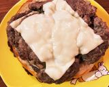 2人で一緒に♪特大Wビーフチーズバーガー作り方16写真
