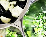 豚こま肉で麻婆茄子作り方1写真