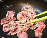 根菜と牛肉の甘辛いため作り方7写真