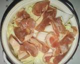超シンプル白菜と鶏肉のこくうま醤油鍋作り方3写真
