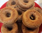 豆腐の焼きドーナツ　チョコ付き！作り方5写真