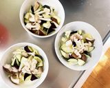 茄子椎茸きな粉ごま味噌生姜味八宝回鍋肉風作り方8写真