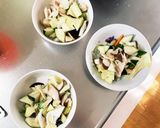 茄子椎茸きな粉ごま味噌生姜味八宝回鍋肉風作り方9写真