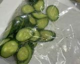 簡単！きゅうりの梅こんぶ茶浅漬け作り方2写真