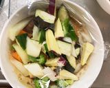 レンジ爽やか味噌味ツナ根菜茄子野菜炒め作り方12写真