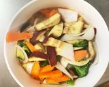 お一人様簡単オーロラ味根菜たっぷり野菜炒作り方13写真
