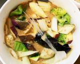 レンジ爽やか味噌味ツナ根菜茄子野菜炒め作り方15写真