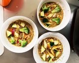 根菜茄子コク旨簡単ウスター味温野菜サラダ作り方6写真
