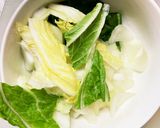 根菜茄子白菜ウスター梅ごま味温野菜サラダ作り方6写真