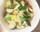 根菜茄子白菜ウスター梅ごま味温野菜サラダ作り方14写真