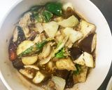 根菜茄子白菜ウスター梅ごま味温野菜サラダ作り方17写真