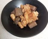鳥肉と厚揚げこんにゃくのソース味噌炒め作り方7写真