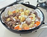 調味料1つ!春野菜の肉じゃが作り方3写真