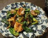 鶏モモ肉と小松菜丼作り方7写真