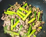 牛肉とアスパラのオイスターソース炒め作り方4写真