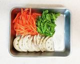 彩りそぼろ丼〜食物繊維どっさり編〜作り方2写真