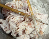 カツオ節☆味付け簡単！サクサク和風唐揚げ作り方3写真