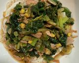 ポン酢が決め手のほうれん草と素麺　31作り方24写真