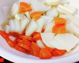 辛味噌けんちん汁。作り方2写真